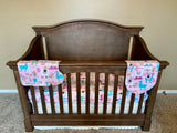 Baby Gift Set - Burp Cloths, Changing Pad, Crib Sheet