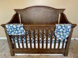 Baby Gift Set - Burp Cloths, Changing Pad, Crib Sheet