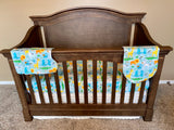 Baby Gift Set - Burp Cloths, Changing Pad, Crib Sheet