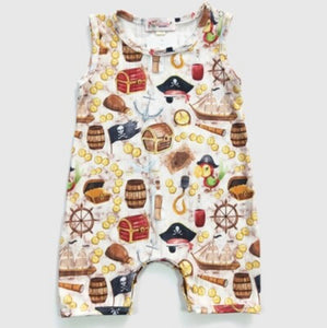 Kids Pirate Sleeveless Romper