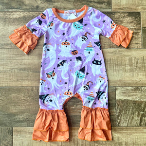 Kids Ghost Party Romper