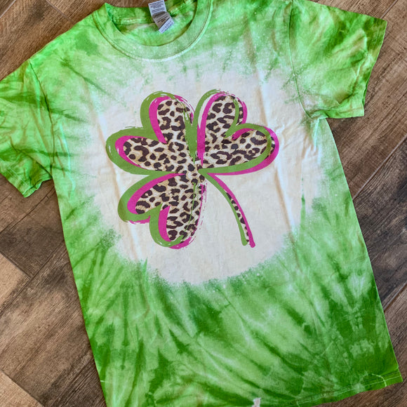 Lucky Leopard Clover Tee