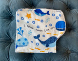 Baby Gift Set - Burp Cloths, Changing Pad, Crib Sheet
