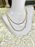 Clear & Amber Beatrix Necklace