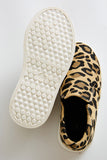 Kids Leopard Slip Ons