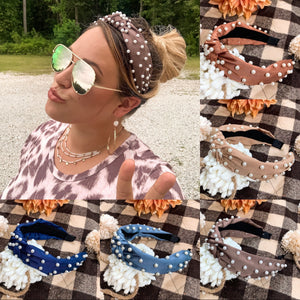 Pearl Studded Headbands