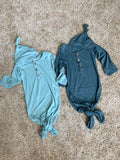 Baby Layette Gown Set (Hat/Bow and Gown)