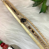 Braided Leather Magnetic Wrist Strap